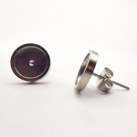 Stainless Steel Circle Earrings