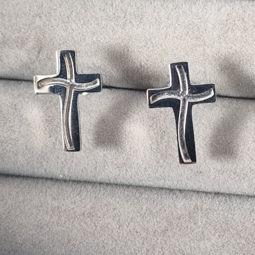 Stainless Steel Cross studs