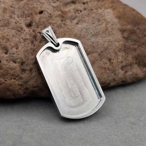 Stainless Steel Dog Tag  for resin