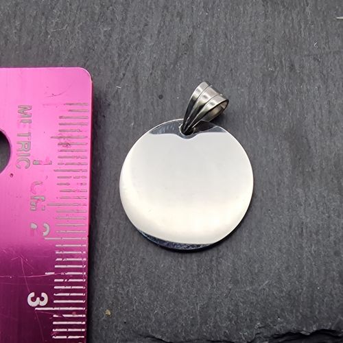 Stainless Steel Circle Engraving Blank