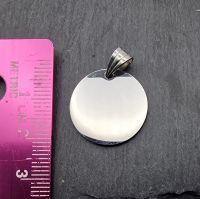 Stainless Steel Circle Engraving Blank