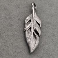Stainless Steel Feather Pendant