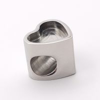 Stainless Steel Heart Bead