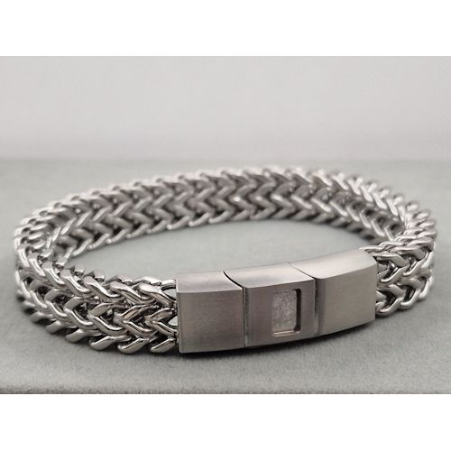 Stainless Steel bracelet blank for resin - rectangle