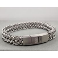 Stainless Steel bracelet blank for resin - rectangle