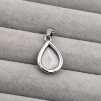 Stainless Steel Mini Teardrop Pendant